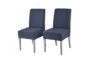 Чехлы на стулья Верона - комплект 2 штуки синий