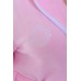 Халат велюровый розовый с капюшоном 3-216 а